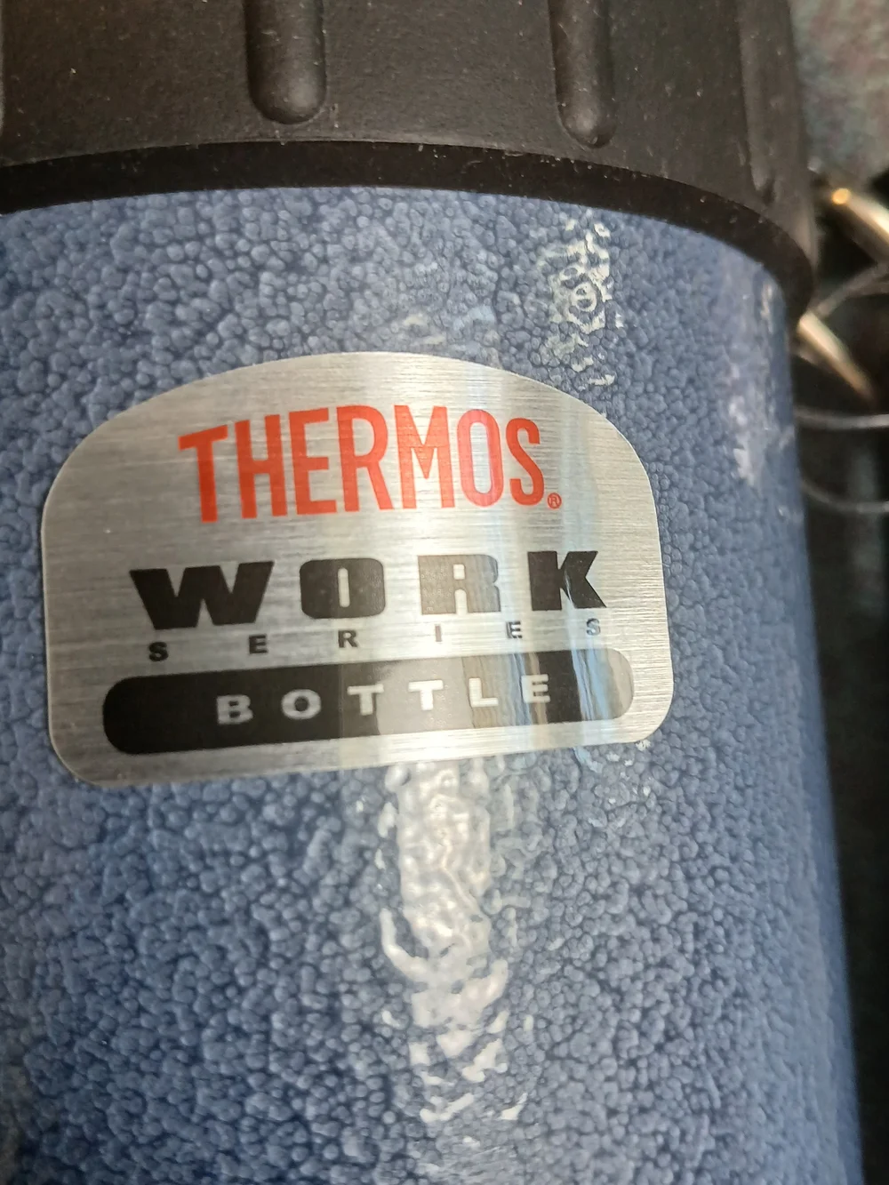 Thermos Work Bottle Never Used Insulated With Cup Travel Canister